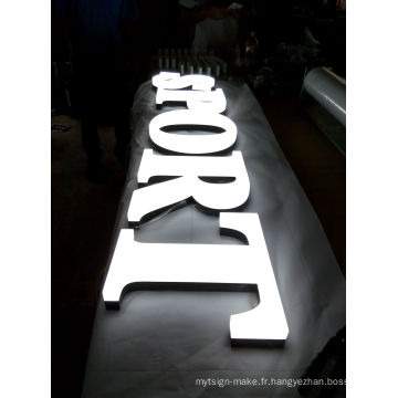 Pleine Allumée Acrylique LED Module Light Channel Letters Sign